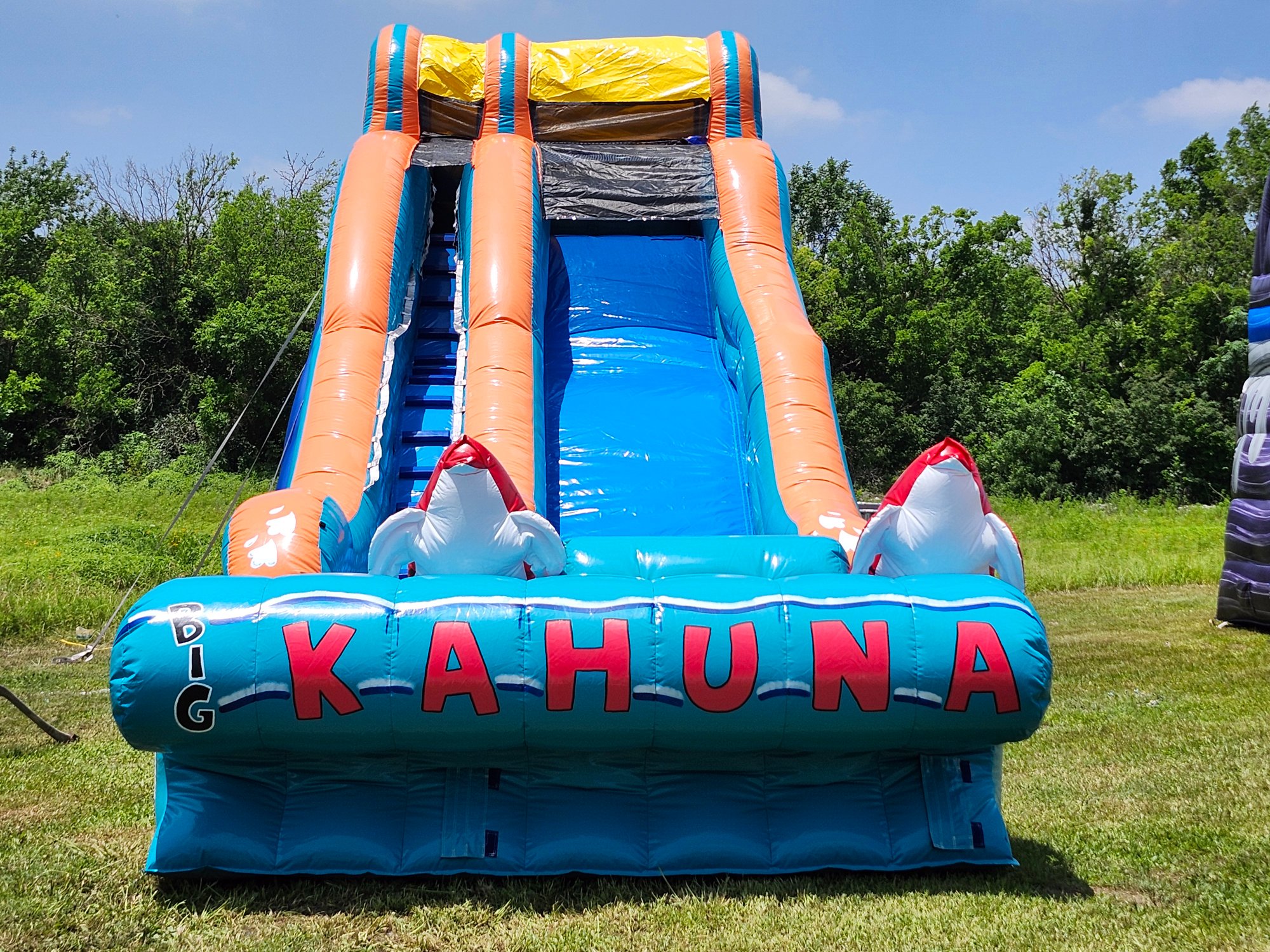 Jumpin Joy Big Kahuna water slide rental Pflugerville TX party rentals