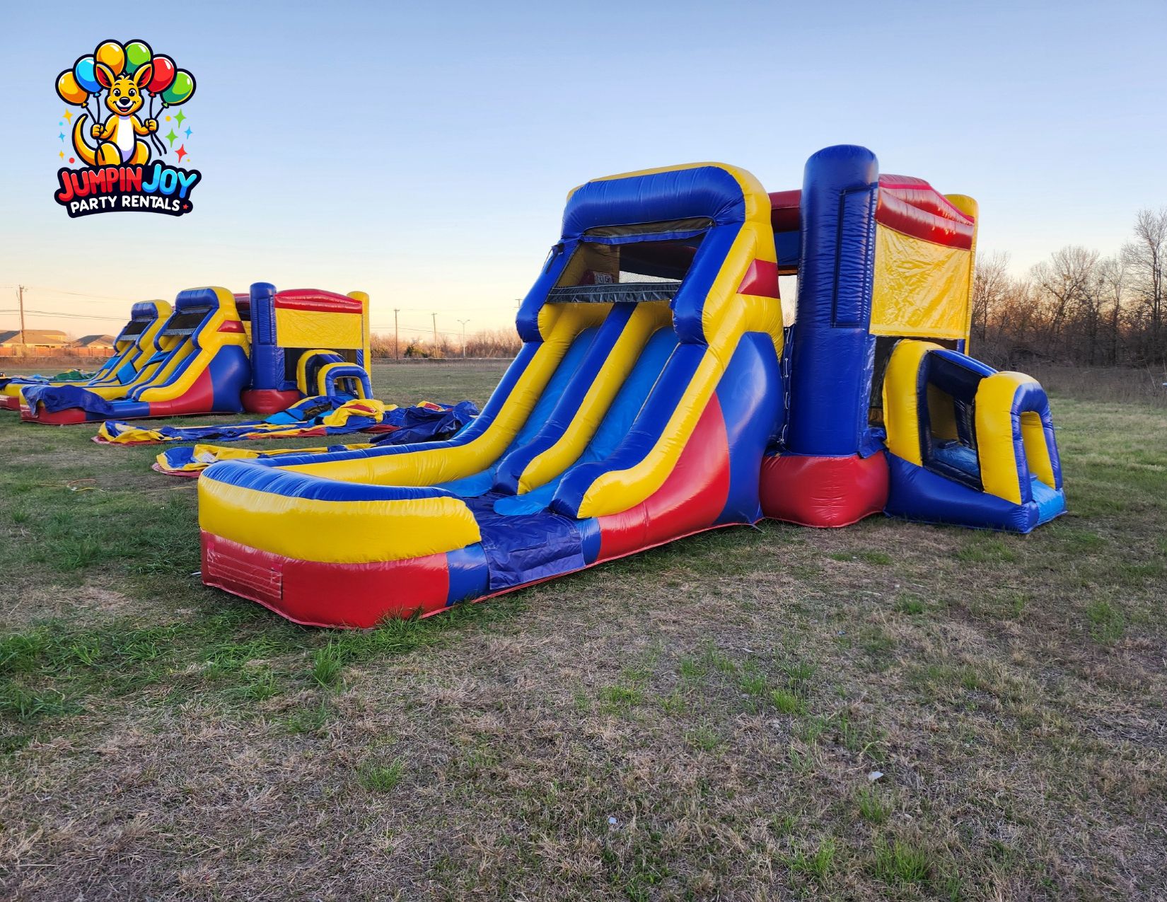 Jumpin Joy combo bounce house and water slide Pflugerville TX